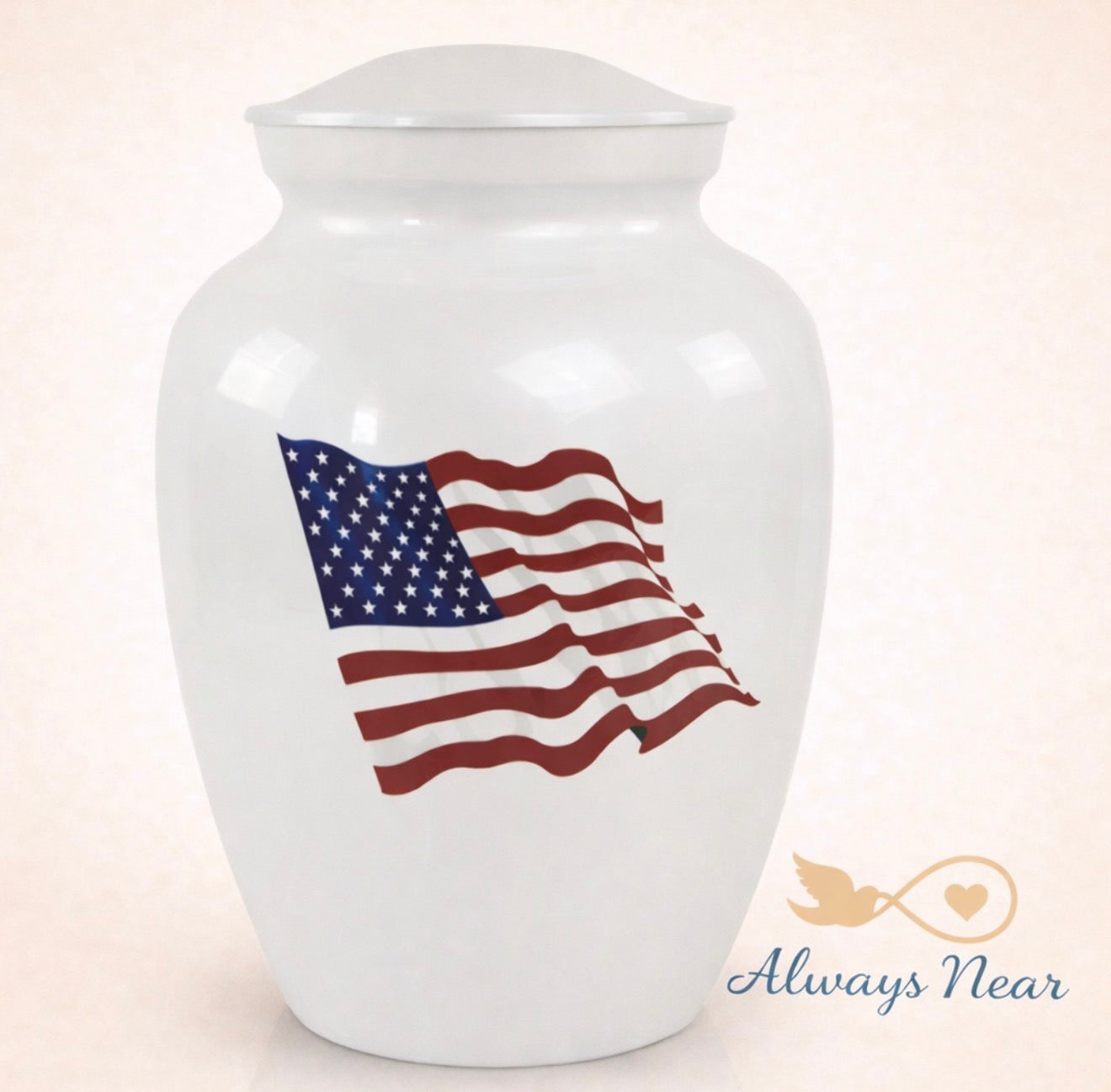 Honor Guard – American Flag Bronze Urn