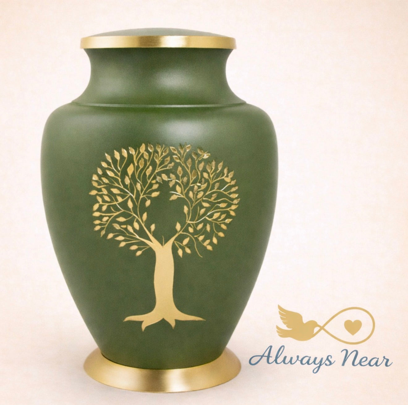 Sacred Roots – Tree of Life Bronze Urn