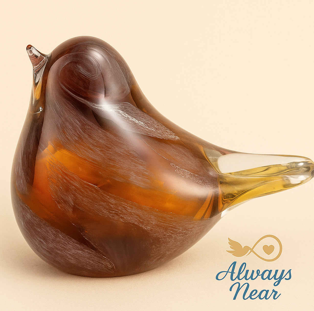 Whispers of Amber – Songbird Keepsake Urn