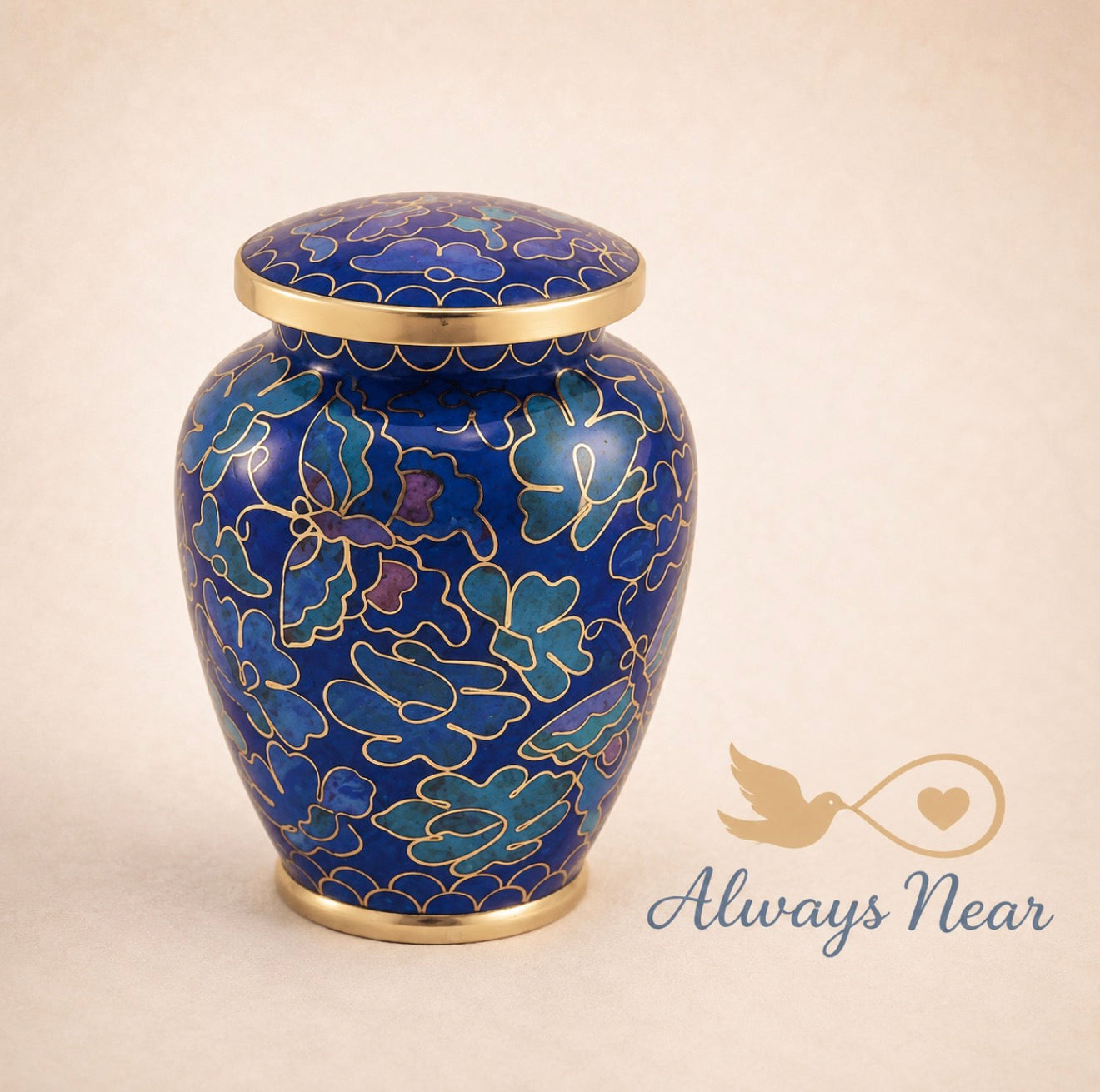 Wings of Etienne – Cloisonné Butterfly Keepsake Urn