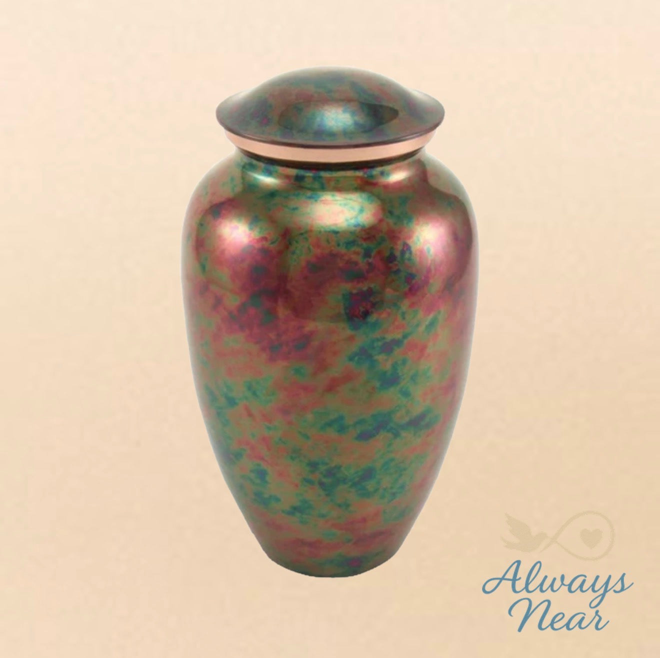 Celestial Flame – Raku Reflection Urn