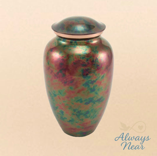 Celestial Flame – Raku Reflection Urn