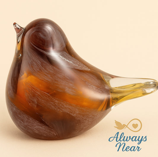 Whispers of Amber – Songbird Keepsake Urn