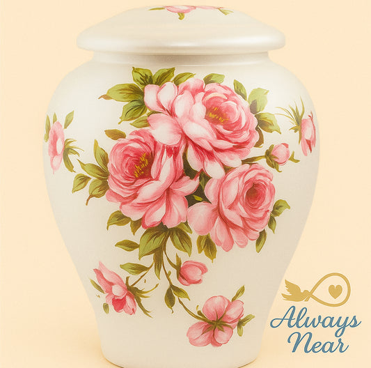 Everrose Tribute – Handcrafted Ceramic Cremation Urn