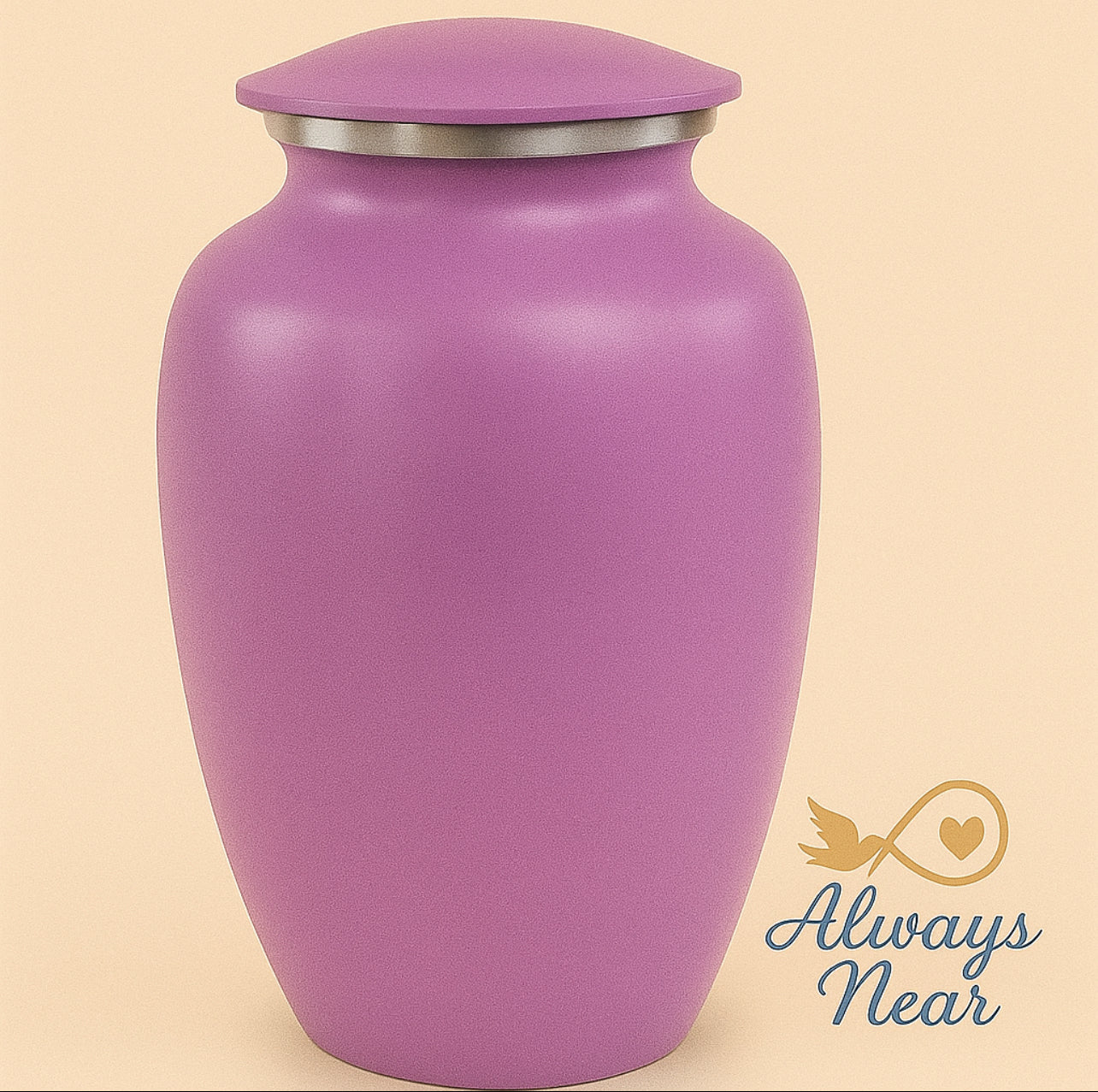 Lavender Grace – Classic Lilac Cremation Urn