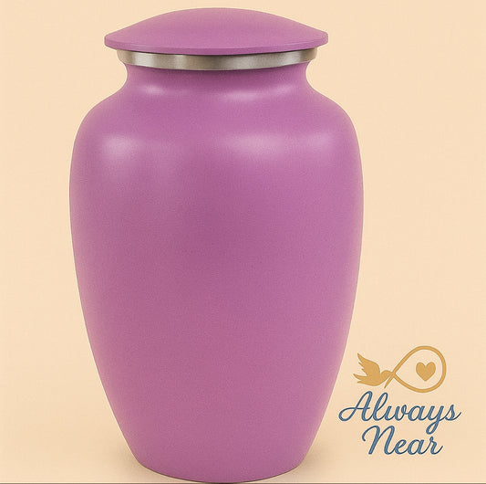 Lavender Grace – Classic Lilac Cremation Urn