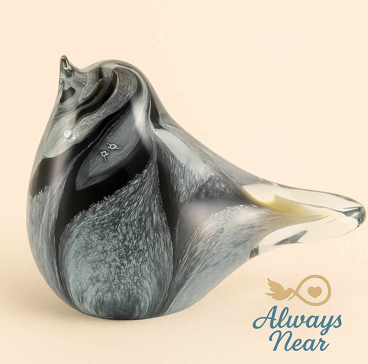 ShadowSong – Onyx Glass Keepsake Urn