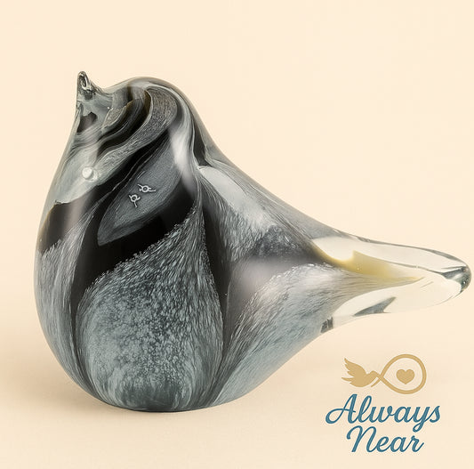 ShadowSong – Onyx Glass Keepsake Urn