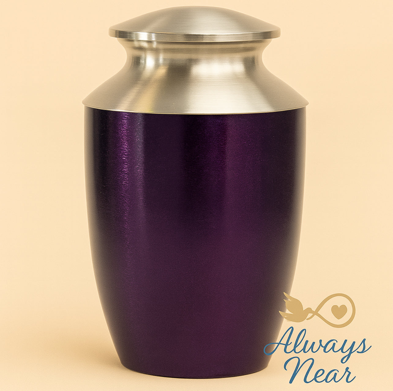Amethyst Crest – Purple Monterey Cremation Urn
