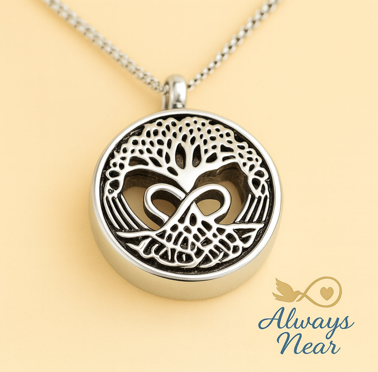 Roots Eternal – Sacred Tree Cremation Necklace