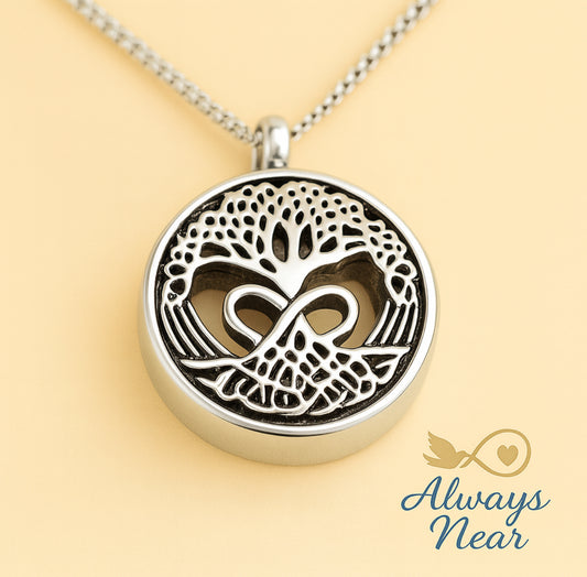 Roots Eternal – Sacred Tree Cremation Necklace