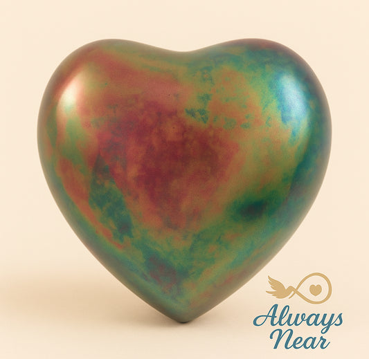 Spirit Flame – Raku Heart Keepsake