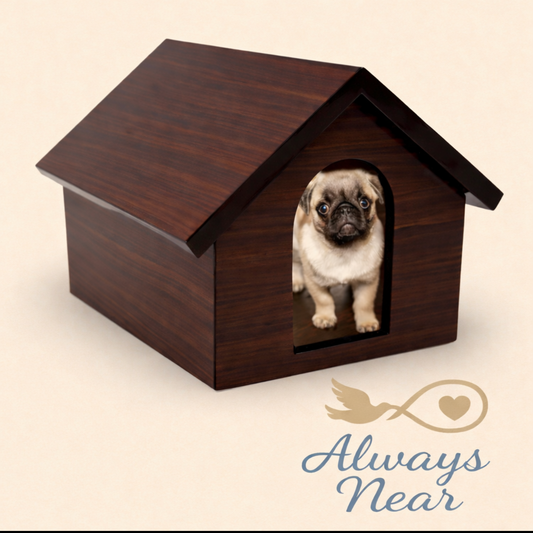 Home at Heart – Doghouse Memorial Keepsake Box
